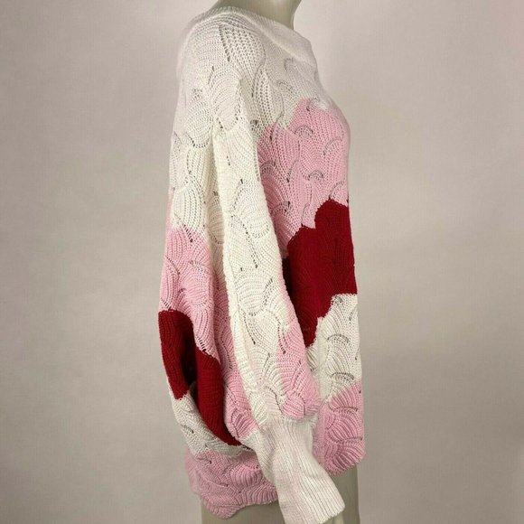 Andrée by Unit Color‎ Block Cozy Sweater Dolman Sleeve Pullover Women 2X 3X NWT - Picture 5 of 11